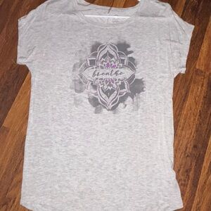 Heather Gray Graphic Short Sleeve Tee